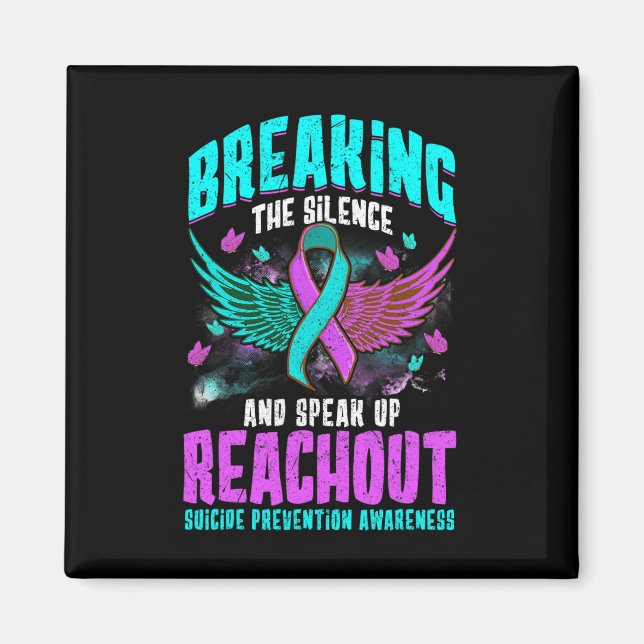 Imã Prevenção Suicídio Fita de Sensibilização Suicida (Frente)