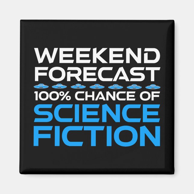 Imã Previsão do Fim de Semana - 100% de Chance de Ficç (Frente)