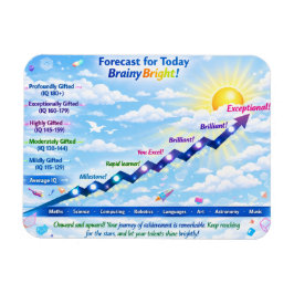 Ímã Previsão para Hoje: Tempo BrainyBright! Sacolas To