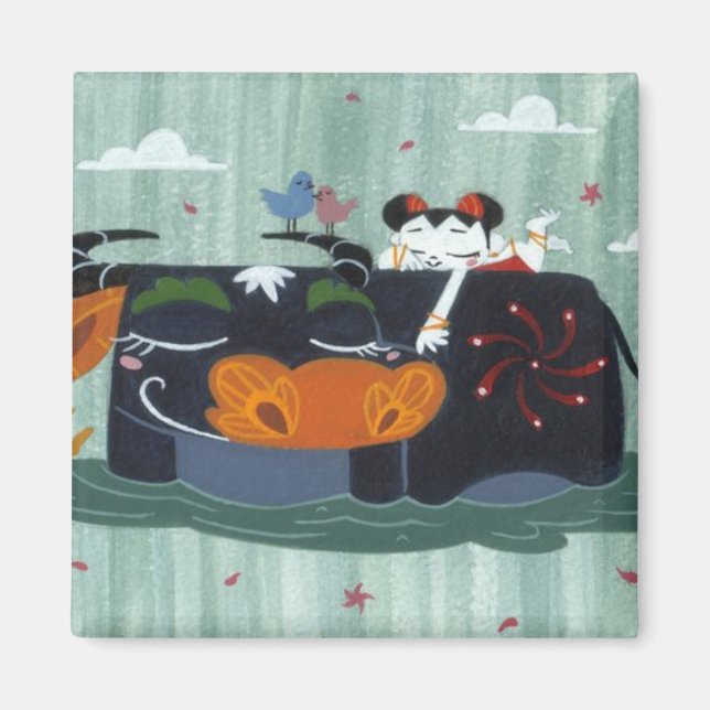 Imã Primavera Buffalo (Frente)