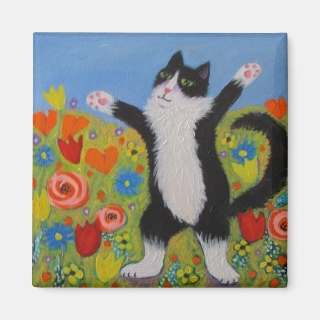 Imã Primavera de boas-vindas (Frente)