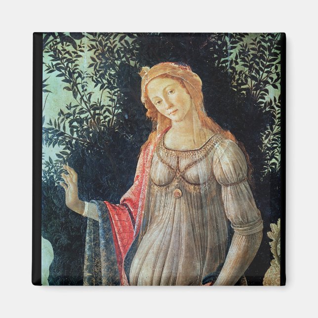 Imã Primavera, detalhe de Vênus, c.1478 (Frente)