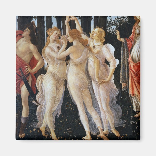 Imã Primavera (detalhe), Sandro Botticelli, 1482 (Frente)