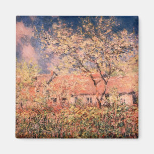 Imã Primavera em Giverny por Claude Monet