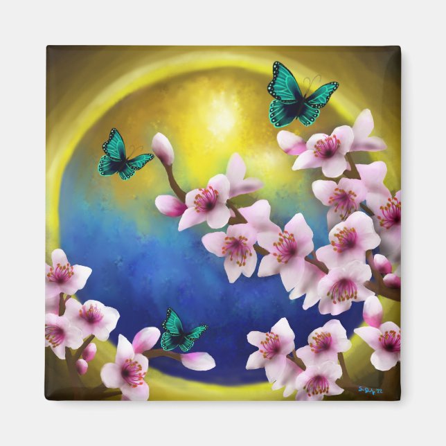 Imã Primavera no ímã dos céus (Frente)