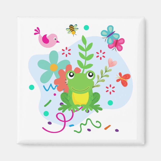 Imã Primavera no Jardim (Frente)