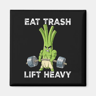 Imã Primavera Onion Gym Treino De Peso Coma Lixo Levan