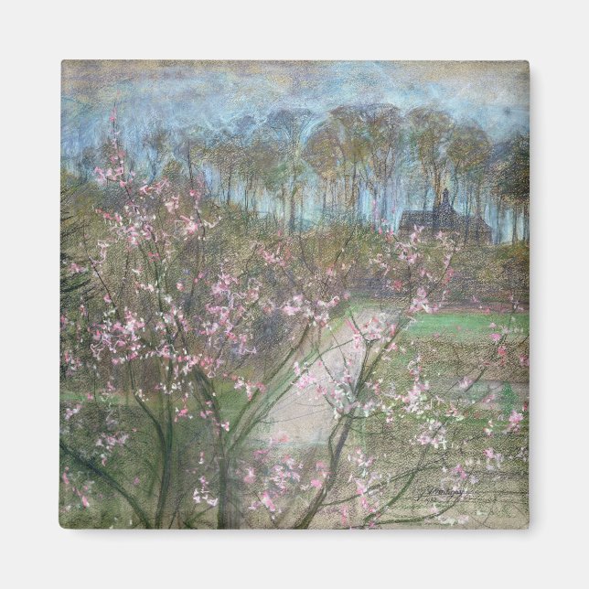 Imã Primavera Paisagem (Frente)