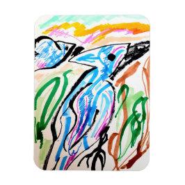 Ímã Primavera voadora de jays azuis