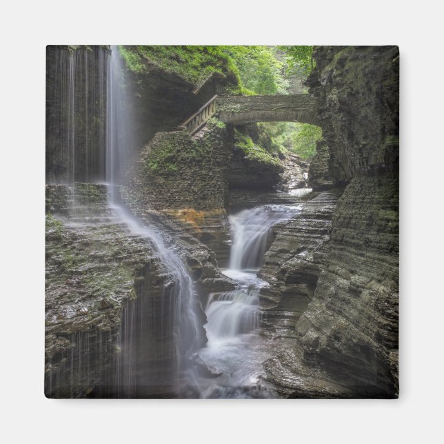 Imã Primavera Waterfall em Watkins Glen (Frente)