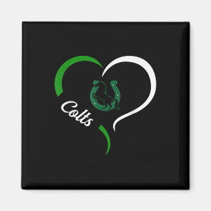Imã Primaveras Corais Coleta Logotipo Half Heart Sloga