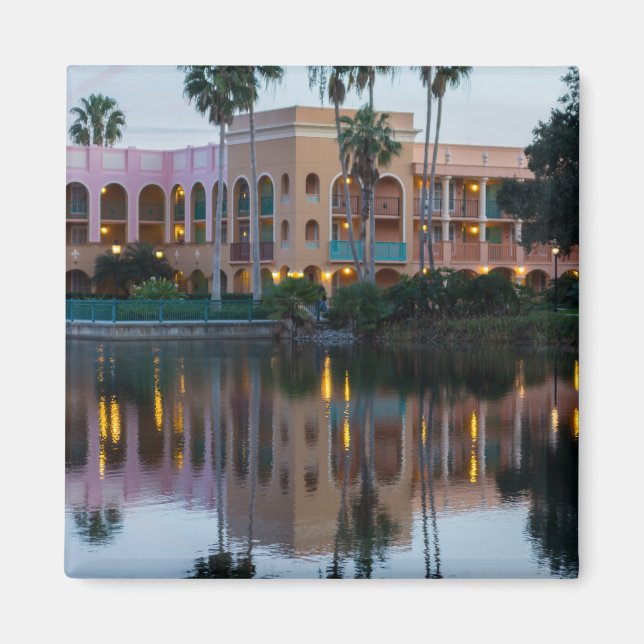 Imã Primaveras Coronada Reflexões (Frente)