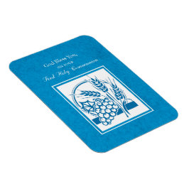 Ímã Primeira Comunhão, Trigo, Uva Azul