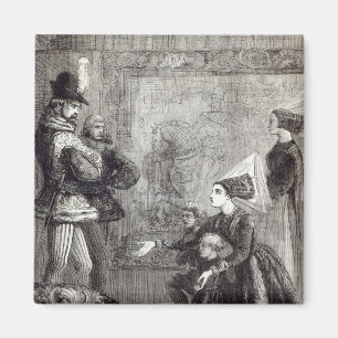 Imã Primeira reunião de Edward IV e de senhora