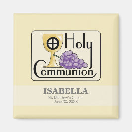 Imã Primeiras Uvas e Taças Comunitárias, Personalizáve