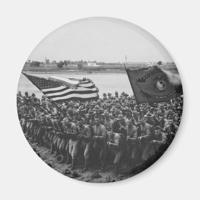 Imã Primeiro a combater - Fuzileiros navais dos EUA -  (Frente)