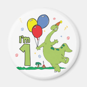 Imã Primeiro aniversário de Dino