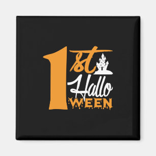 Imã Primeiro aniversário de Halloween