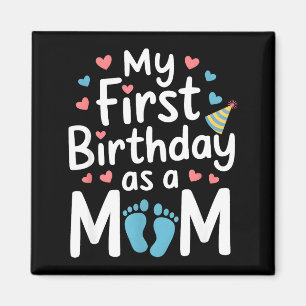 Imã Primeiro aniversário nova mamãe bebê festa feliz d