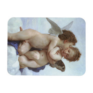 Ímã Primeiro Beijo por Bouguereau, Anjos Vitorianos An