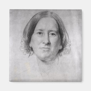 Imã Primeiro estudo para o retrato de George Eliot