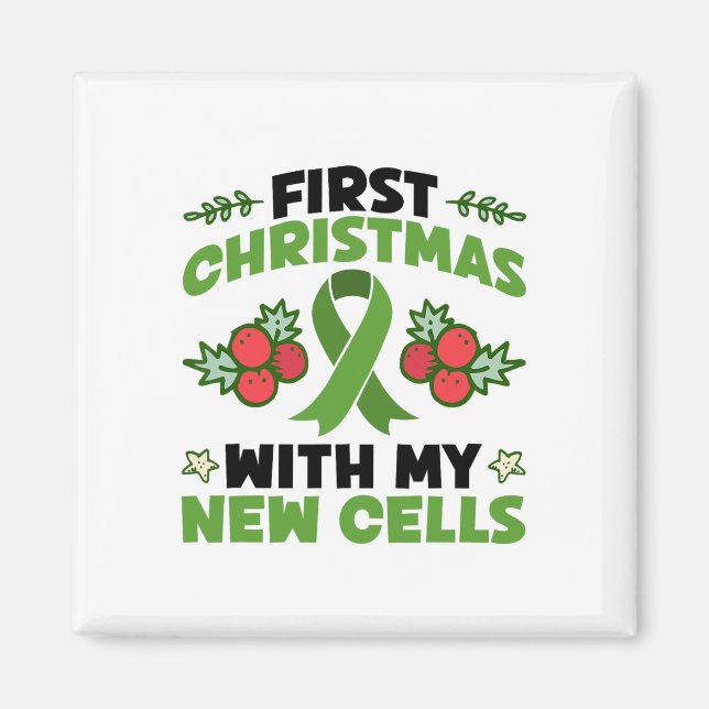 Imã Primeiro Natal Com As Minhas Novas Células - Célul (Frente)
