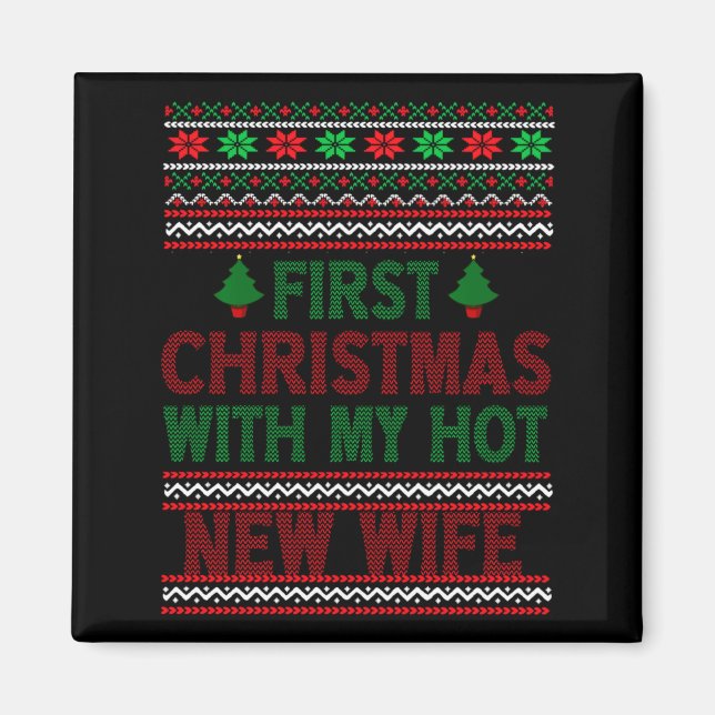 Imã Primeiro Natal Com Minha Nova Esposa Sensual Funny (Frente)