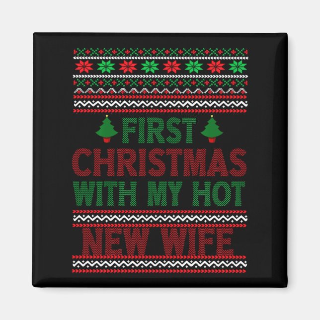 Imã Primeiro Natal Com Minha Nova Esposa Sensual Funny (Frente)