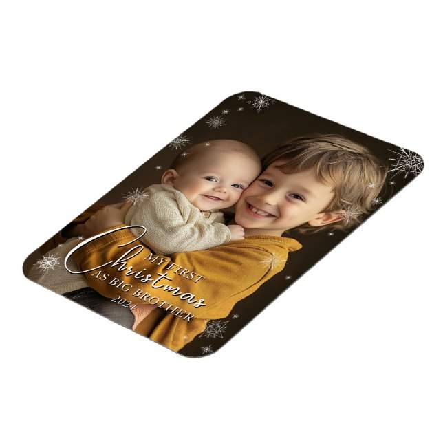 Ímã Primeiro Natal Como Foto Do Grande Irmão (Left Side)