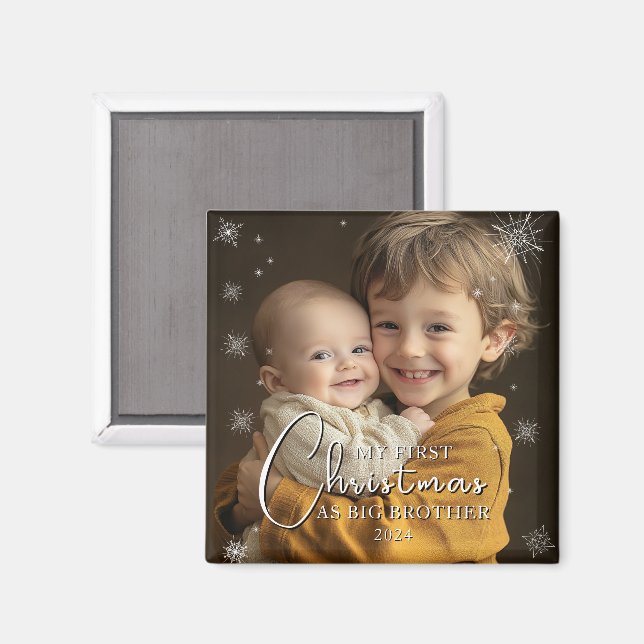 Imã Primeiro Natal Como Foto Do Grande Irmão (Front/Back)