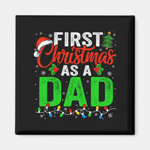 Imã Primeiro Natal Como Pai Luzes de Natal Novo Pai Ch