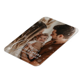 Ímã Primeiro Natal como Pais - Imagem Flexível