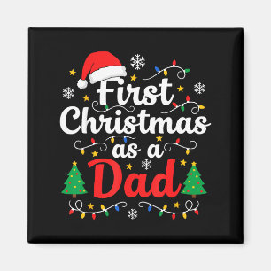 Imã Primeiro Natal como Papai Novo Papai