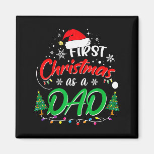 Imã Primeiro Natal como Papai Novo Papai 1º Natal