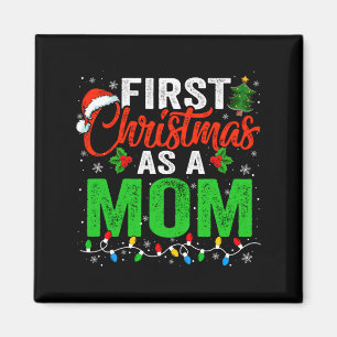 Imã Primeiro Natal como uma Mãe Luzes de Natal Novo Pa