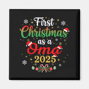 Imã Primeiro Natal como uma Oma 2025 Nova Mamãe Natal