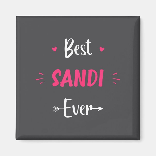 Imã Primeiro Nome Sandi Citação Engraçada Sandi  (Frente)