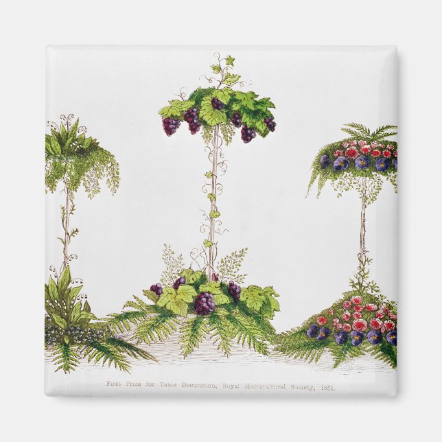 Imã Primeiro Prêmio de Decoração da Mesa (Frente)