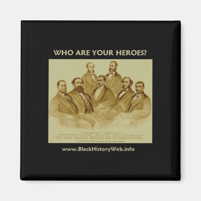 Imã Primeiro Senador e Representantes Afro-Americanos (Frente)