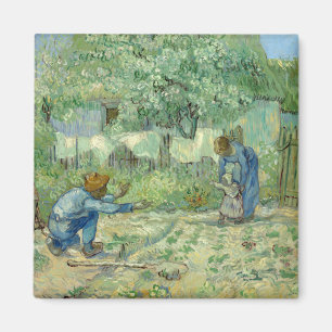 Imã Primeiros passos, após Millet por Vincent Van Gogh