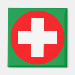 Imã Primeiros socorros - Médico (cruzado) - Ambulânc