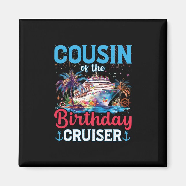 Imã Primo do Cruiser de Aniversário Divertido Presente (Frente)