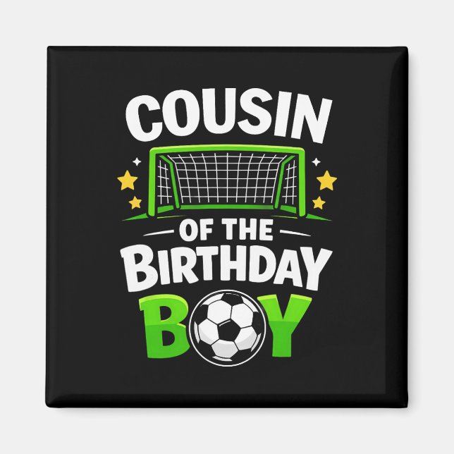 Imã Primo do menino do futebol de aniversário Ll (Frente)