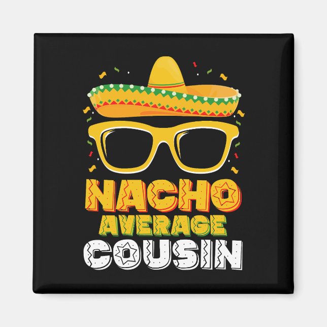 Imã Primo Médio Nacho Família Cinco De Mayo (Frente)