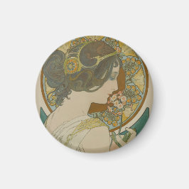 Imã Primrose por Alphonse Mucha (1899)