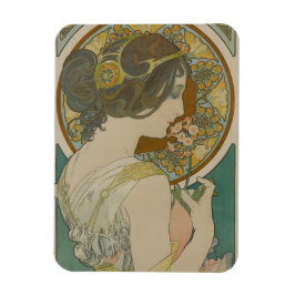 Ímã Primrose por Alphonse Mucha (1899)