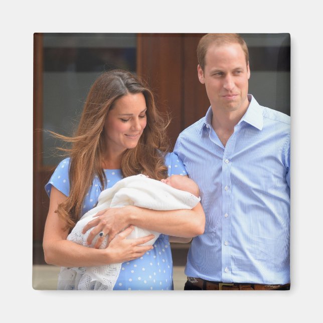 Imã Prince George Royal Baby (Frente)