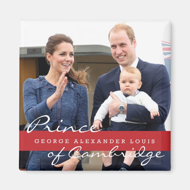 Imã Prince George - William & Kate (Frente)