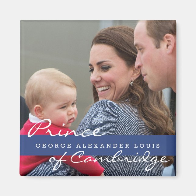 Imã Prince George - William & Kate (Frente)