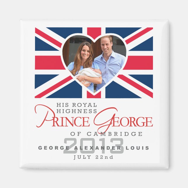 Imã Prince George - William & Kate (Frente)